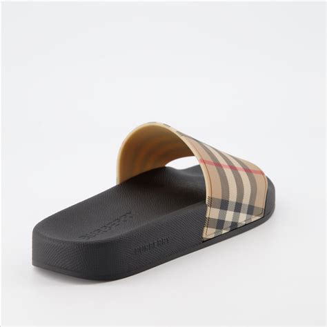 claquettes burberry femme